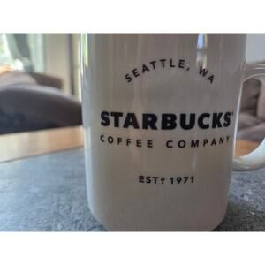 Starbucks Coffee Mug 2018 Seattle .Diner Style .